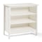 Alaterre Furniture Simplicity Wood 34"H Under-Window 3-Shelf Bookcase, White AJSP04WH - alternate 1